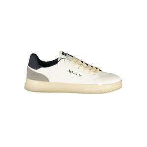 Avirex White Polyester Athletic Men's Sneakers